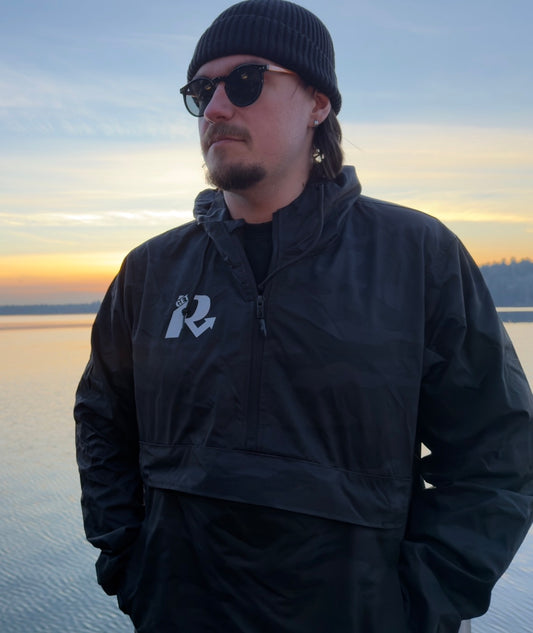 The Black Camo Rain Jacket